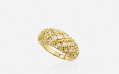 Van Cleef & Arpels, Diamond and gold ring