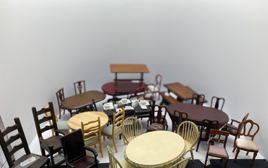 Various Dining Tables and Chairs. (38). G/VG. 1000g.