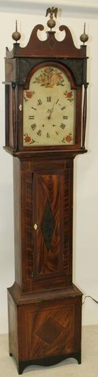 Vermont Grain Painted Tall Case Clock