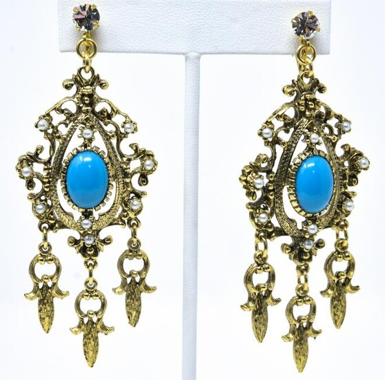 Vintage Costume Jewelry Earrings by Celebrity NYC