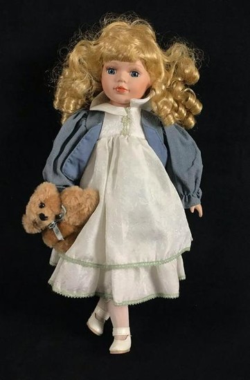 Vintage Mcfield International Porcelain Doll