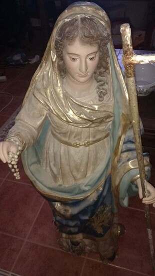 Virgin (1) - Ceramic - Late 18th century
