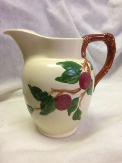 Vtg Franciscan Ware Apple Water Pitcher Large 84 Ounce