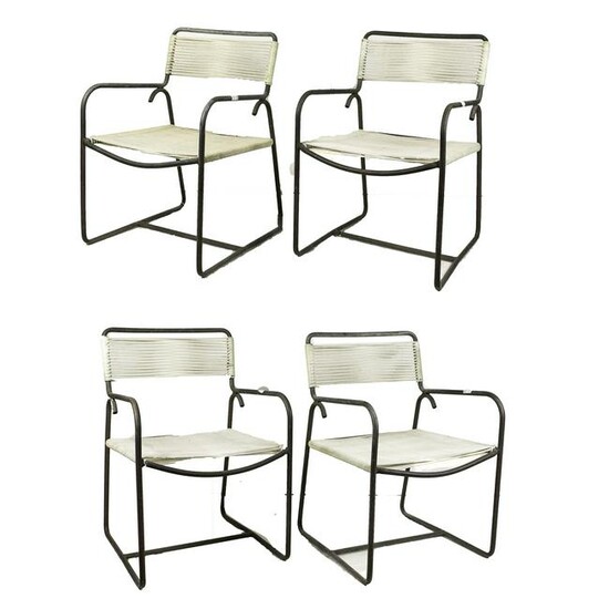 Walter Lamb, lounge chairs model C-1700, set of four