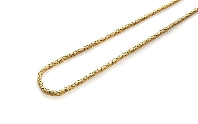 YELLOW GOLD CHAIN NECKLACE, 21g