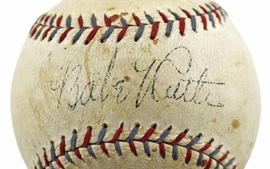 Yankees Babe Ruth Signed 1929-31 Reach Oal Baseball BAS JSA & PSA LOAs