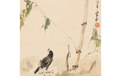 Zhao Shao'ang (1905-1998), Bird and Bamboo
