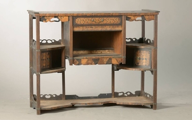 console, France, around 1860-70, of the surroundings...