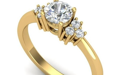 0.75 ctw VS/SI Diamond Ring 18k Yellow Gold