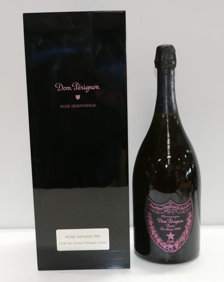 1 Magnum Champagne Dom Pérignon Oenothèque rosé 1990...