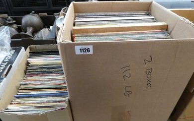1 box of 12in. vinyl's, including Spandau Ballet, Rod Stewart,...