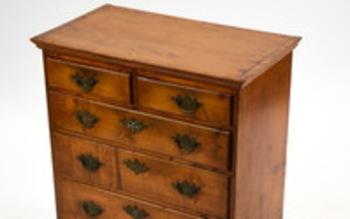 19TH C. TWO OVER THREE CHEST OF DRAWERS