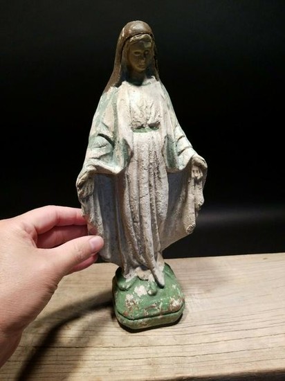 12" Resin Virgin Mary Statue