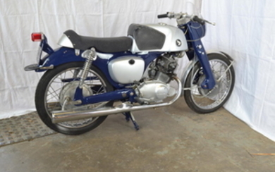 1963 Honda 125cc CB92, Registration no. BPR 696A Frame no. CB92 2101376 Engine no. CB92E 7001098
