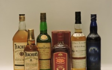 Assorted Whisky to include: Teacher’s Highland Cream
