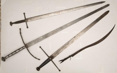 Four Reproduction Medieval Style Swords