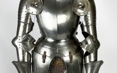16TH C.-STYLE KNIGHT'S FULL SUIT OF STEEL ARMOR