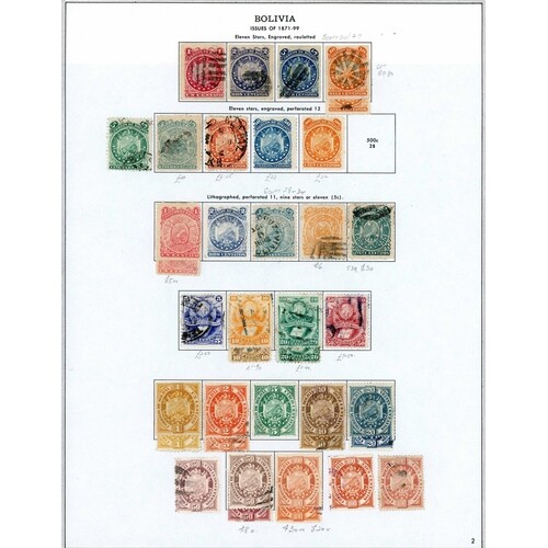 1867-1990s (+ CHILE): An album of mint & used issues inc. ai...