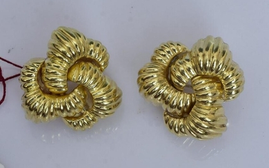 14k Gold "Knot" Earrings