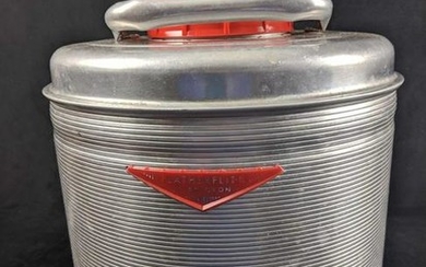 1960s Aluminum Featherflight Water Jug Cooler by
