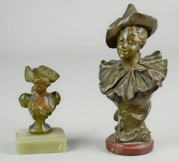 (2) Miniature Bronze Sculptures