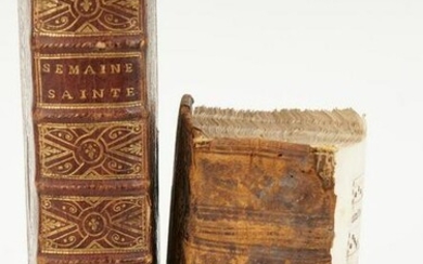 2 Religious Books, incl. Latin Illuminated