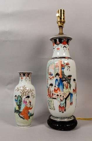 2 Republic Era Chinese Porcelain Vases