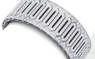 20 ctw Certified VS/SI Diamond Bracelet 18K White Gold