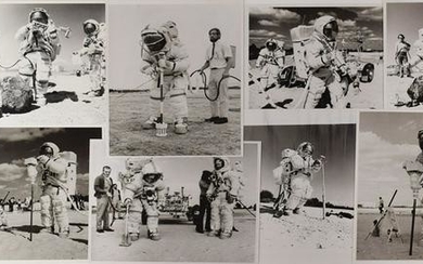 Apollo 16 Training Lot of (12) Vintage Original NASA