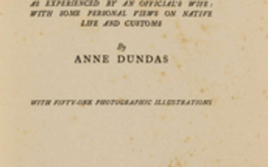 Africa.- Dundas (Anne) Beneath African Glaciers, first edition, 1924.
