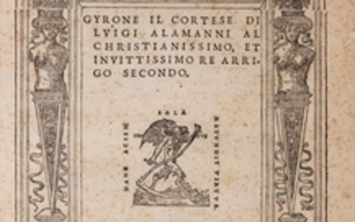 Alamanni, Luigi GYRONE IL CORTESE, 1548