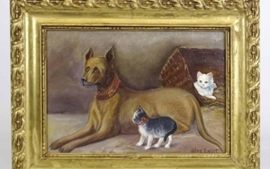American School, Dog With Cats