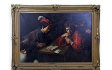 Card Sharper after Valentin de Boulogne Painting