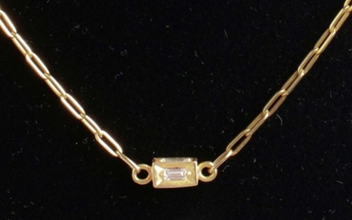 Cartier 18K Gold & Diamond Linked Necklace