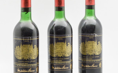 Chateau Palmer 1970, 3 bottles