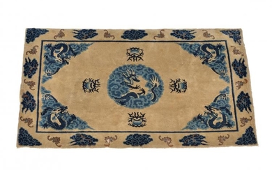 A Chinese 'Peking' wool 'Dragon' rug