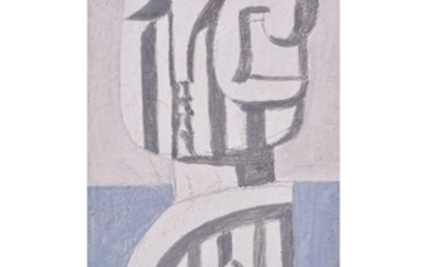 Continental School (20th century) Untitled Gouache and graphite on board