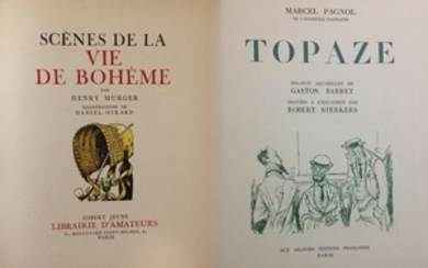 Lot de deux livres comprenant : - Henri MURGER…