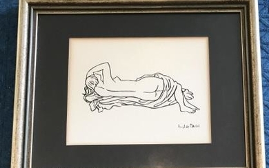 Framed Lithograph Print by Aristide Maillol