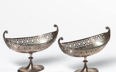 Pair of George V Sterling Silver Sauceboats