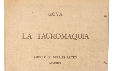 Goya, Tauromaquia, 1929 40 plates