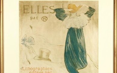 Henri de Toulouse-Lautrec "Elles" Color Lithograph