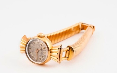 Montre bracelet de dame en or jaune (750) Boîtier…