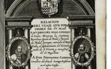 NODAL, Bartolome Garcia de (d. c.1622) and NODAL, Gonçalo (b. c.1569). Relacion del viajé par orden de Su. Magd. y Acverdo del Real Consejo de Indias. Madrid: Fernando Correa de Montenegro, 1621.
