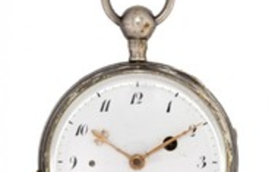 Orologio da tasca svizzero a chiavetta con ripetizione a quarti, 1820 circa