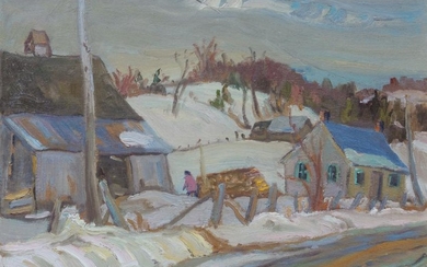Ralph Burton (Canadian, 1905-1983) Spring Near Ste.