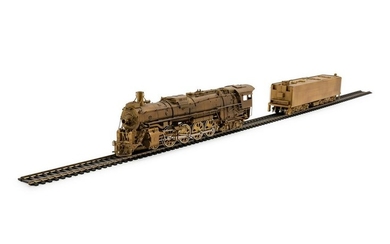 A United Scale Models Brass HO-Gauge Baldwin Locomotive