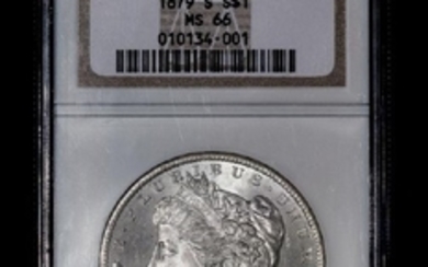 A United States 1879-S Morgan Silver $1 Coin