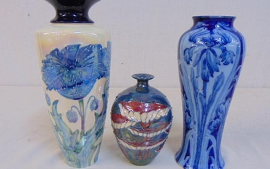 3 vases, Lise Moorcroft, Florian Ware, Moorland