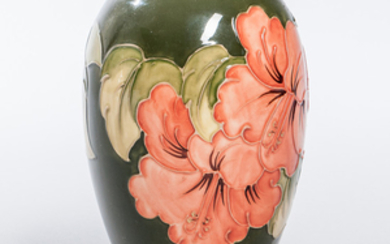Walter Moorcroft Pottery Poppy Vase